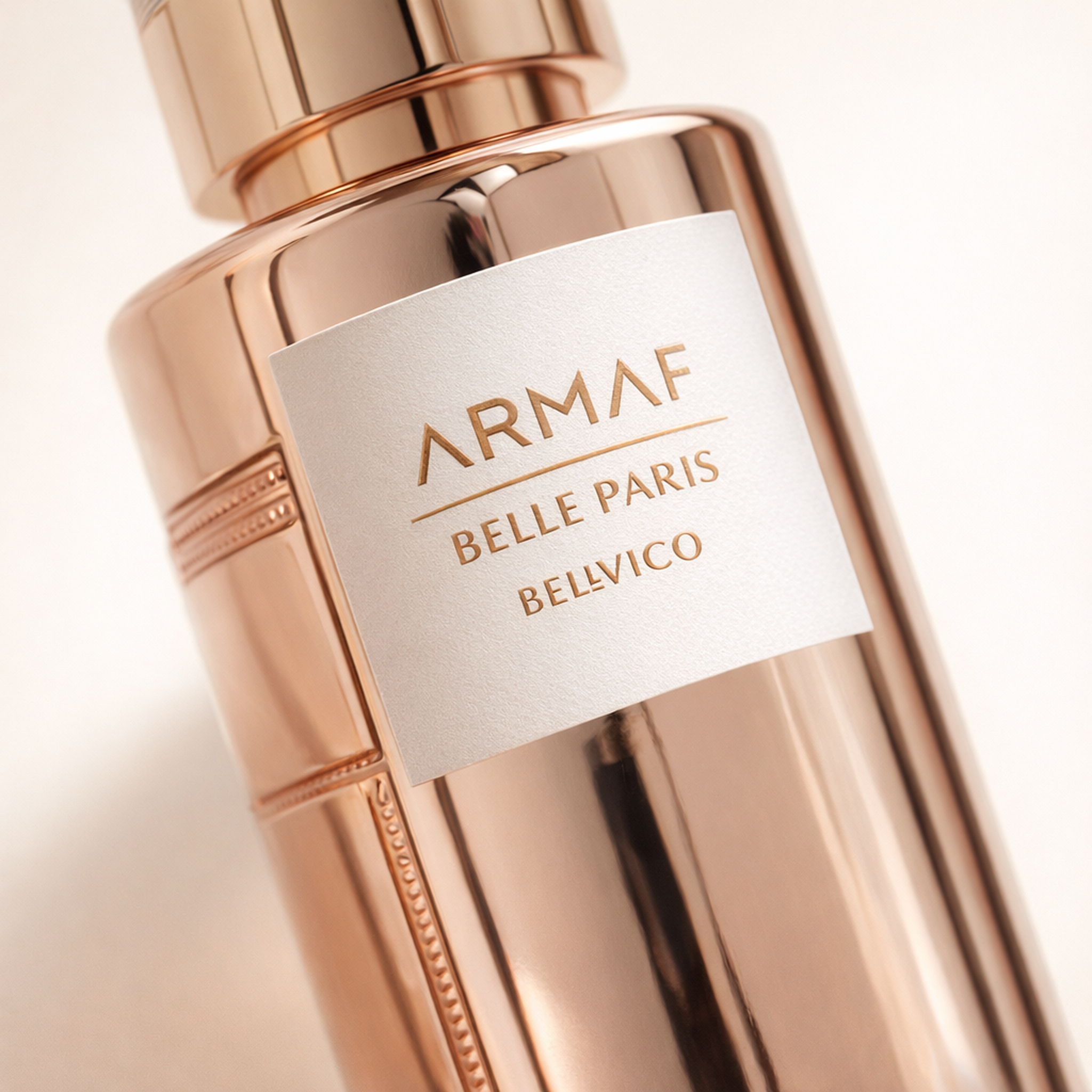 Armaf Belle Paris Belvico EDP macro label detail gallery showcase