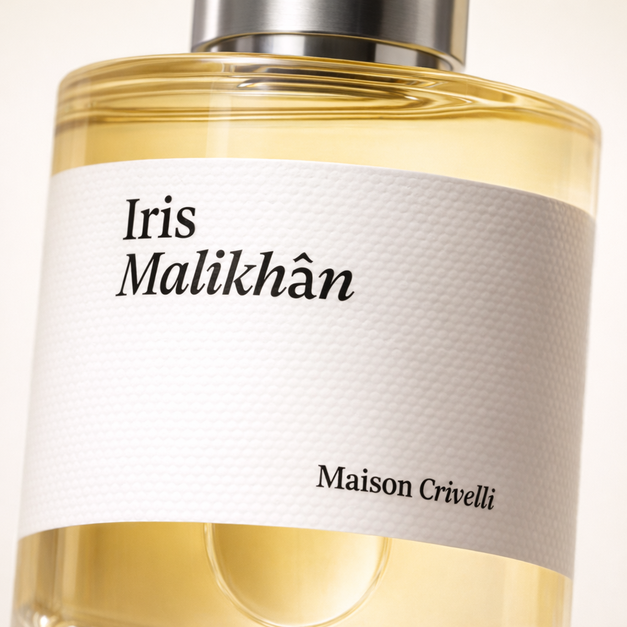 Maison Crivelli Iris Malikhan EDP macro label detail gallery showcase