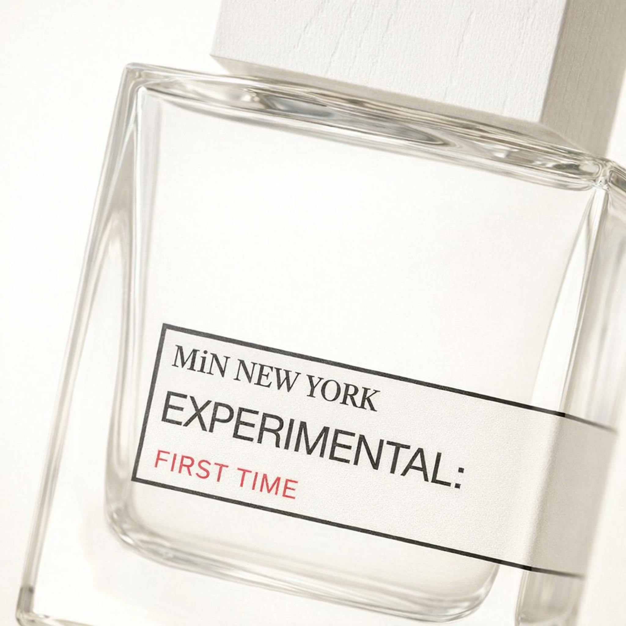Min New York Experimental First Time EDP macro label detail gallery showcase