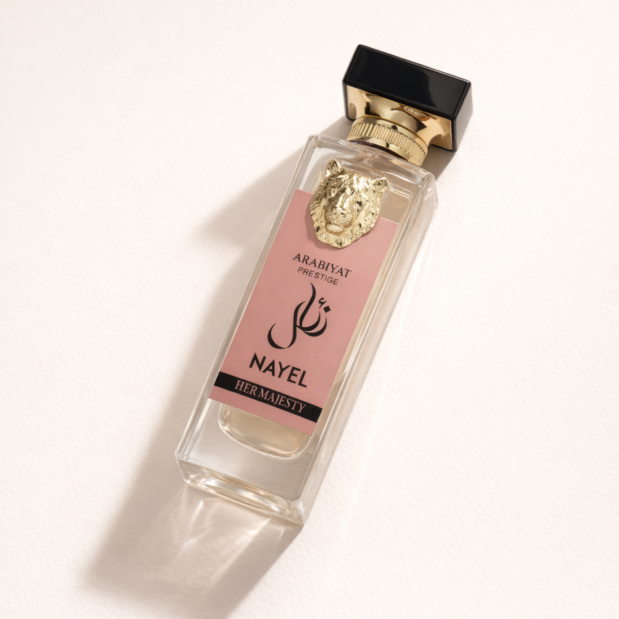 Arabiyat Prestige Nayel Her Majesty EDP for Women angled still-life gallery showcase