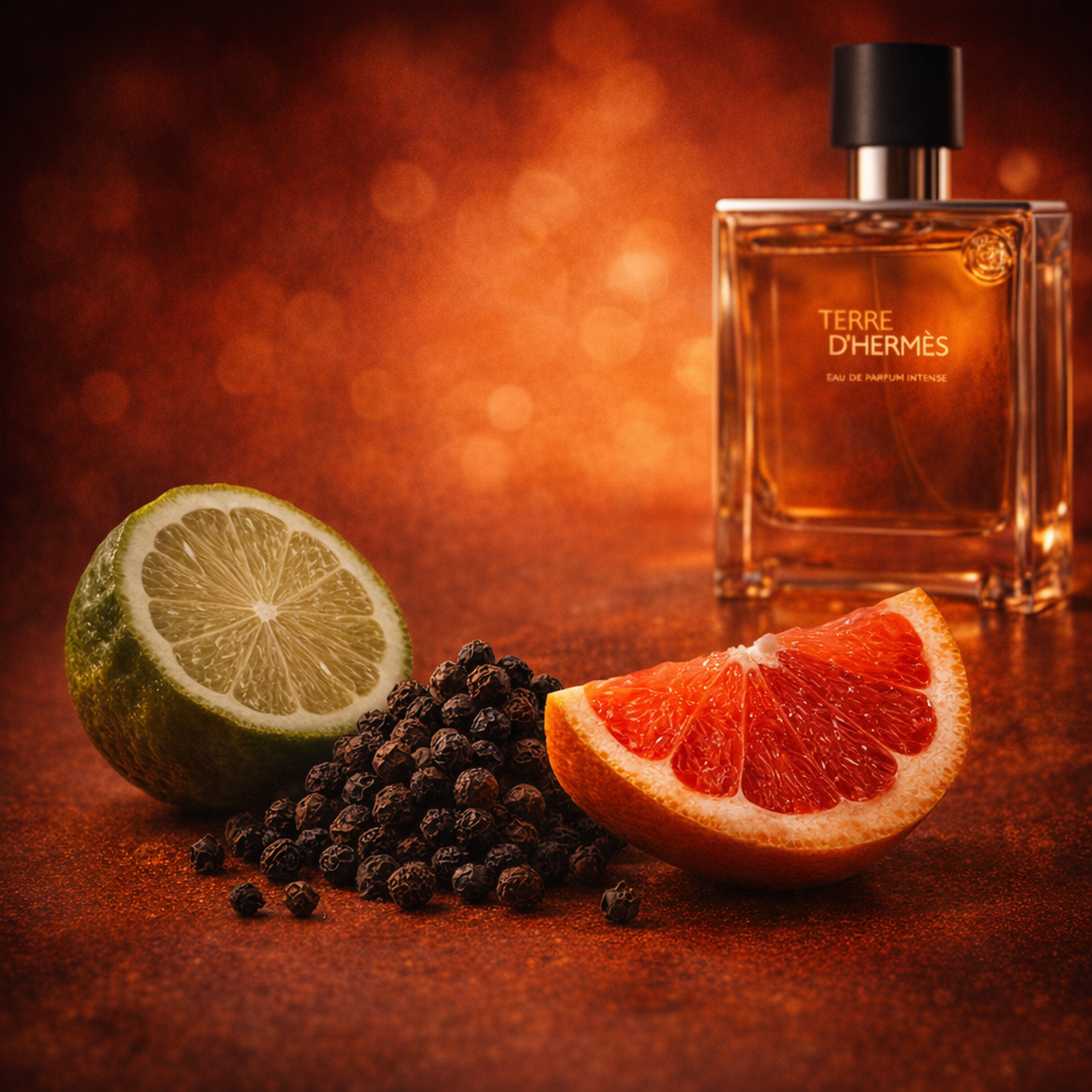 Hermès Terre d'Hermès Eau de Parfum Intense Gift Set for Him fragrance notes image