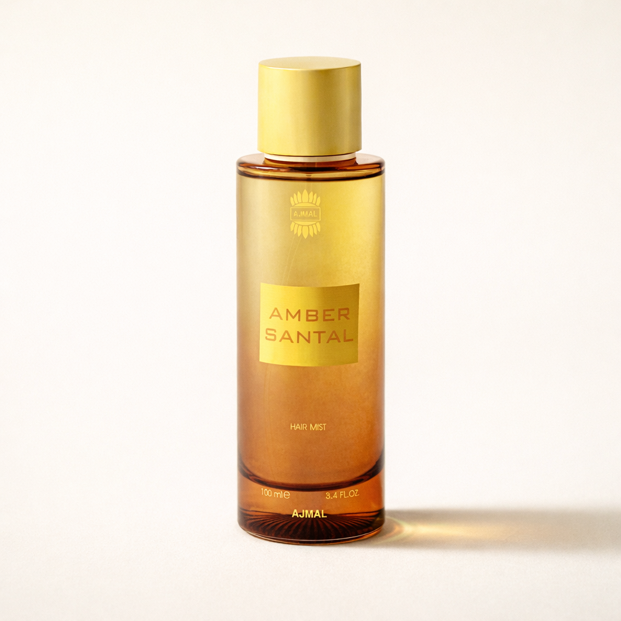 Ajmal Amber Santal Hair Mist low three-quarter hero gallery showcase