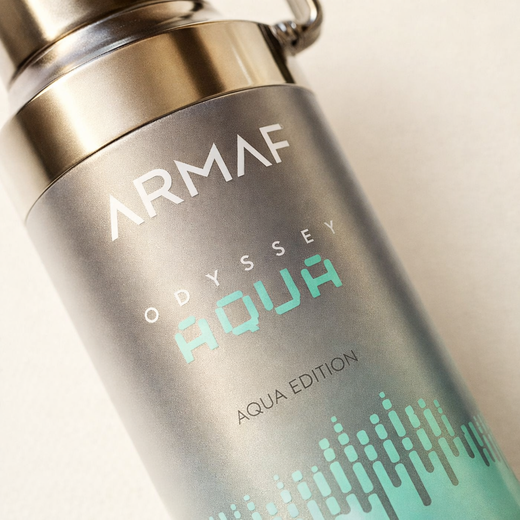 Armaf Odyssey Aqua Edition Body Spray macro label detail gallery showcase