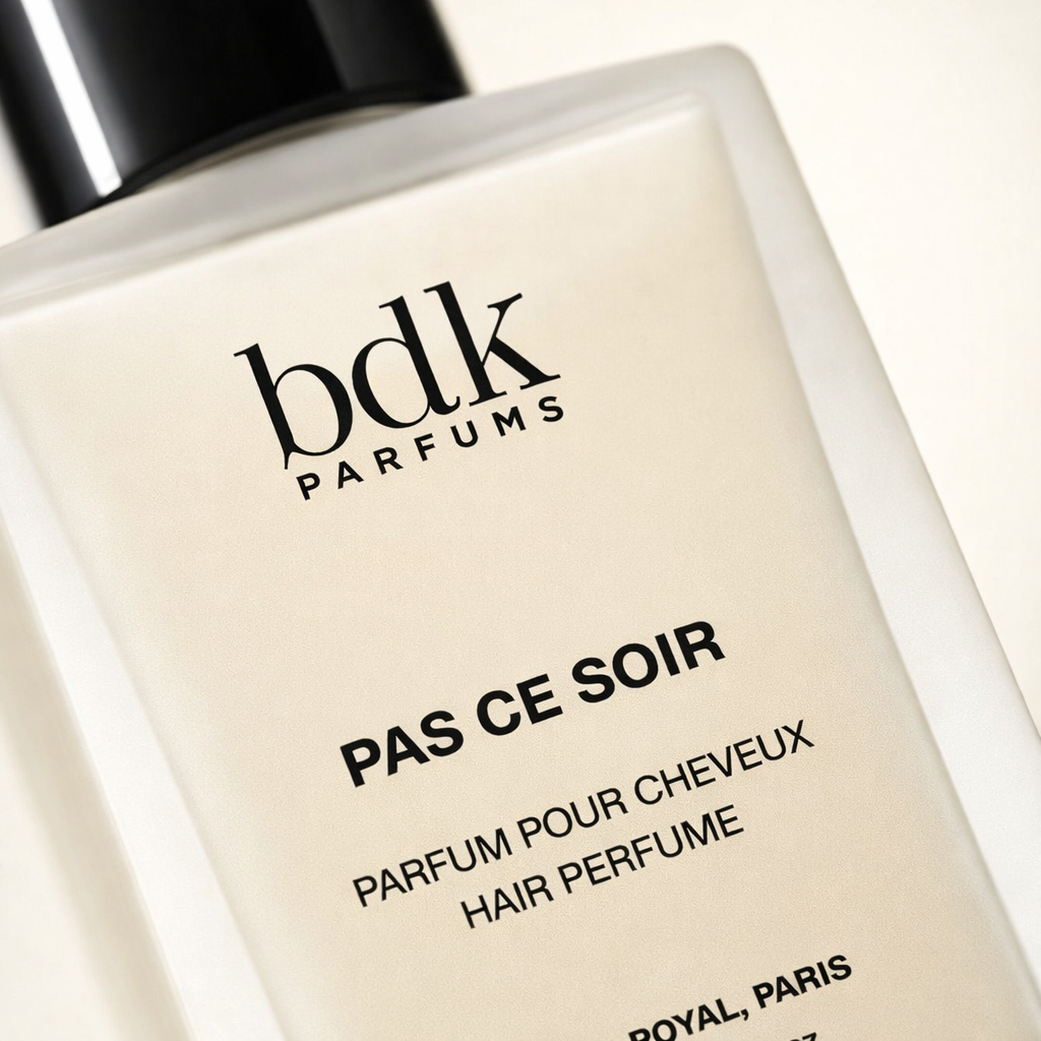 BDK Parfums Tubereuse Imperiale Hair Perfume macro label detail gallery showcase