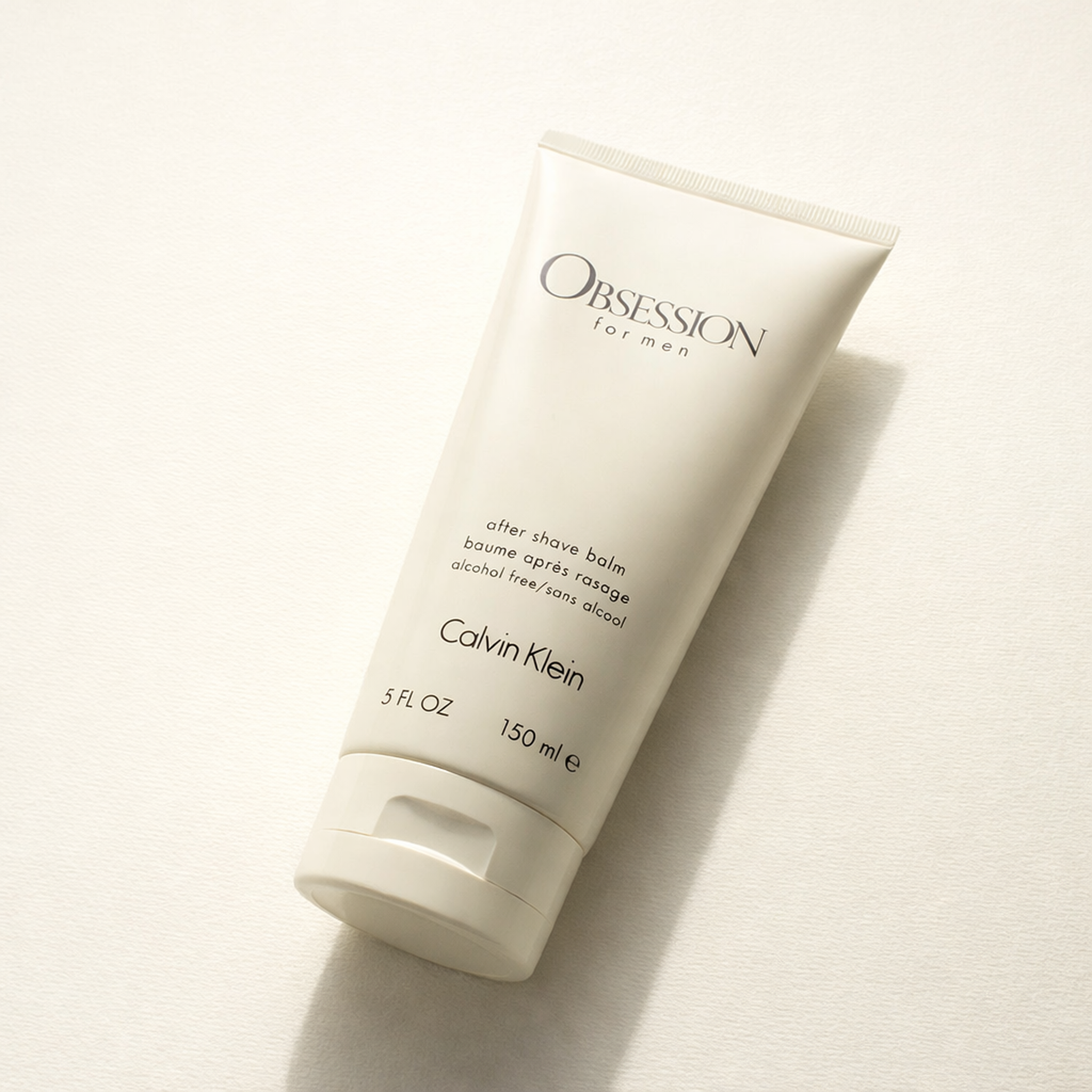 Calvin Klein Obsession After Shave Balm angled still-life gallery showcase