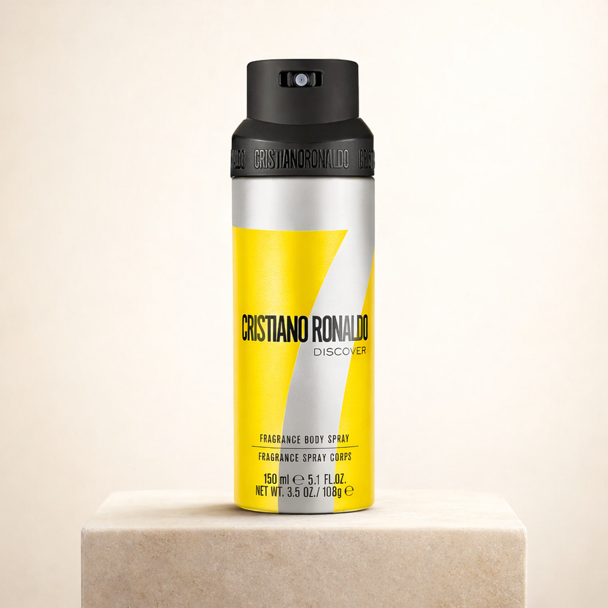 Cristiano Ronaldo Discover Body Spray upright pedestal gallery showcase