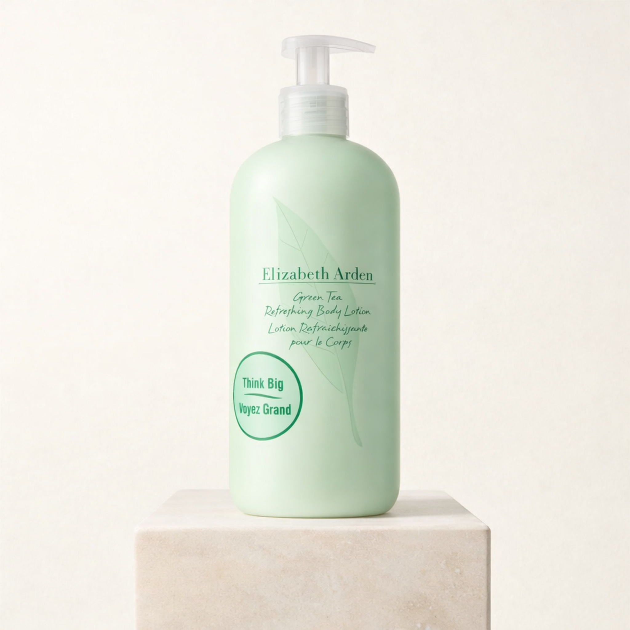 Elizabeth Arden Green Tea Body Lotion upright pedestal gallery showcase
