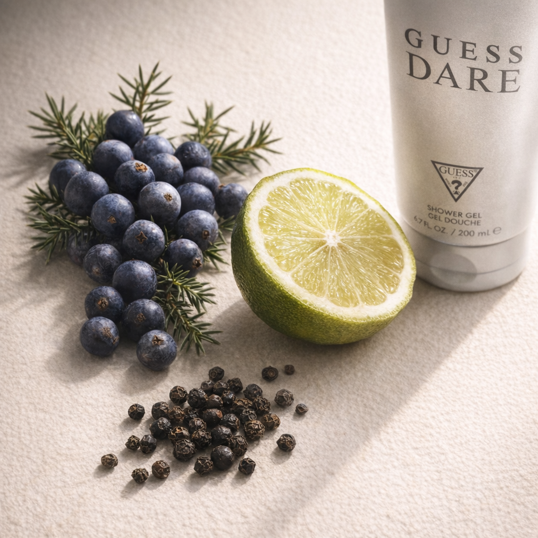 Guess Dare Shower Gel fragrance notes image