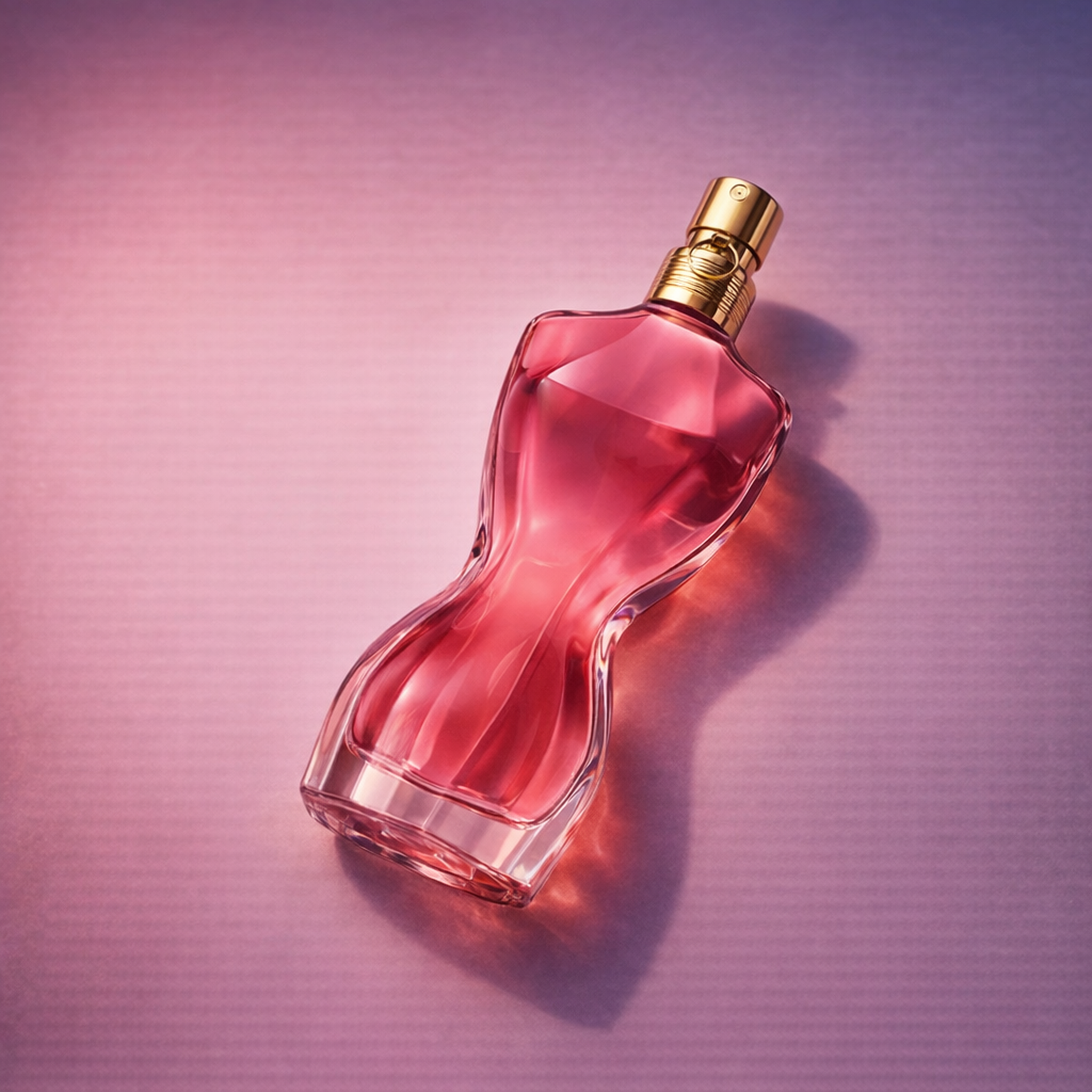 Jean Paul Gaultier La Belle Rosea EDP angled still-life gallery showcase