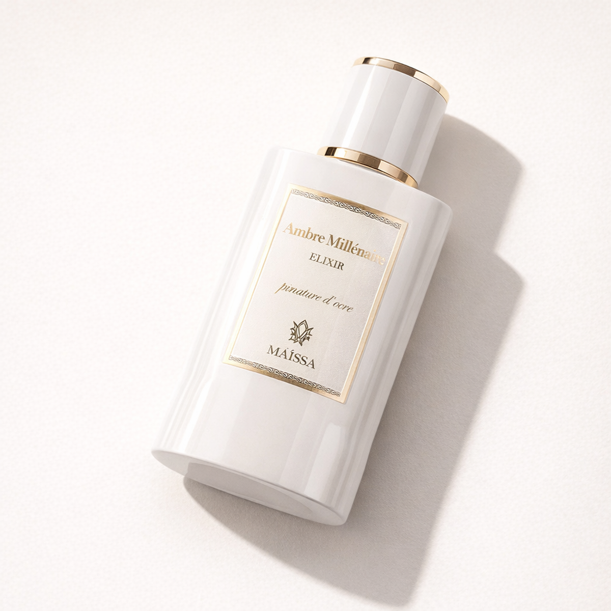 Maissa Ambre Millenaire EDP angled still-life gallery showcase