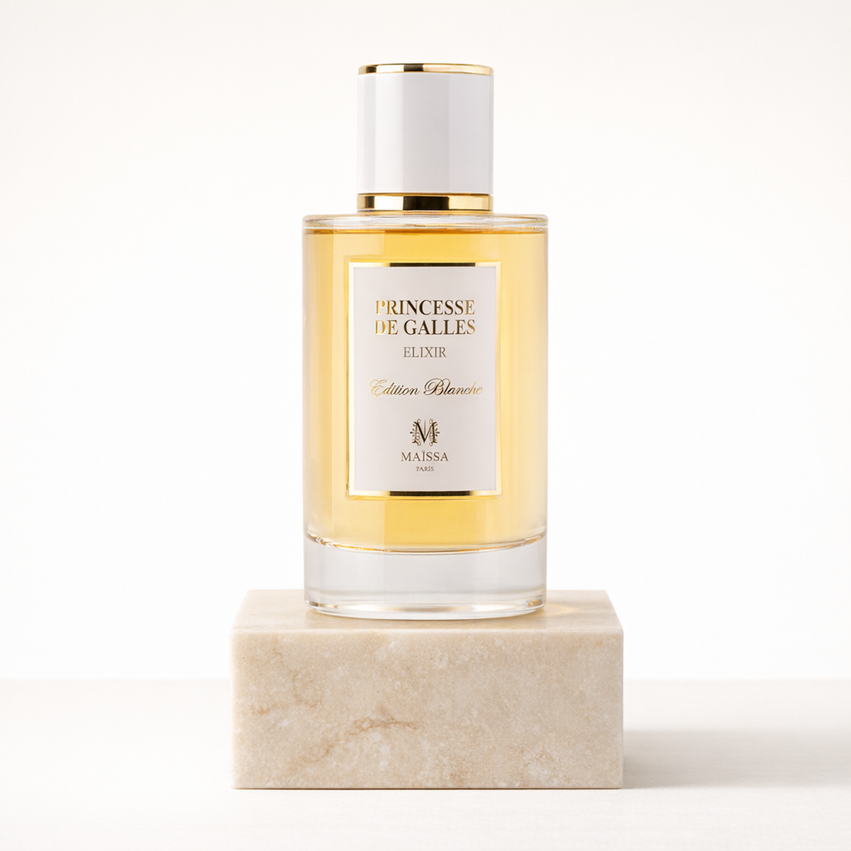 Maissa Princesse de Galles Elixir EDP upright pedestal gallery showcase