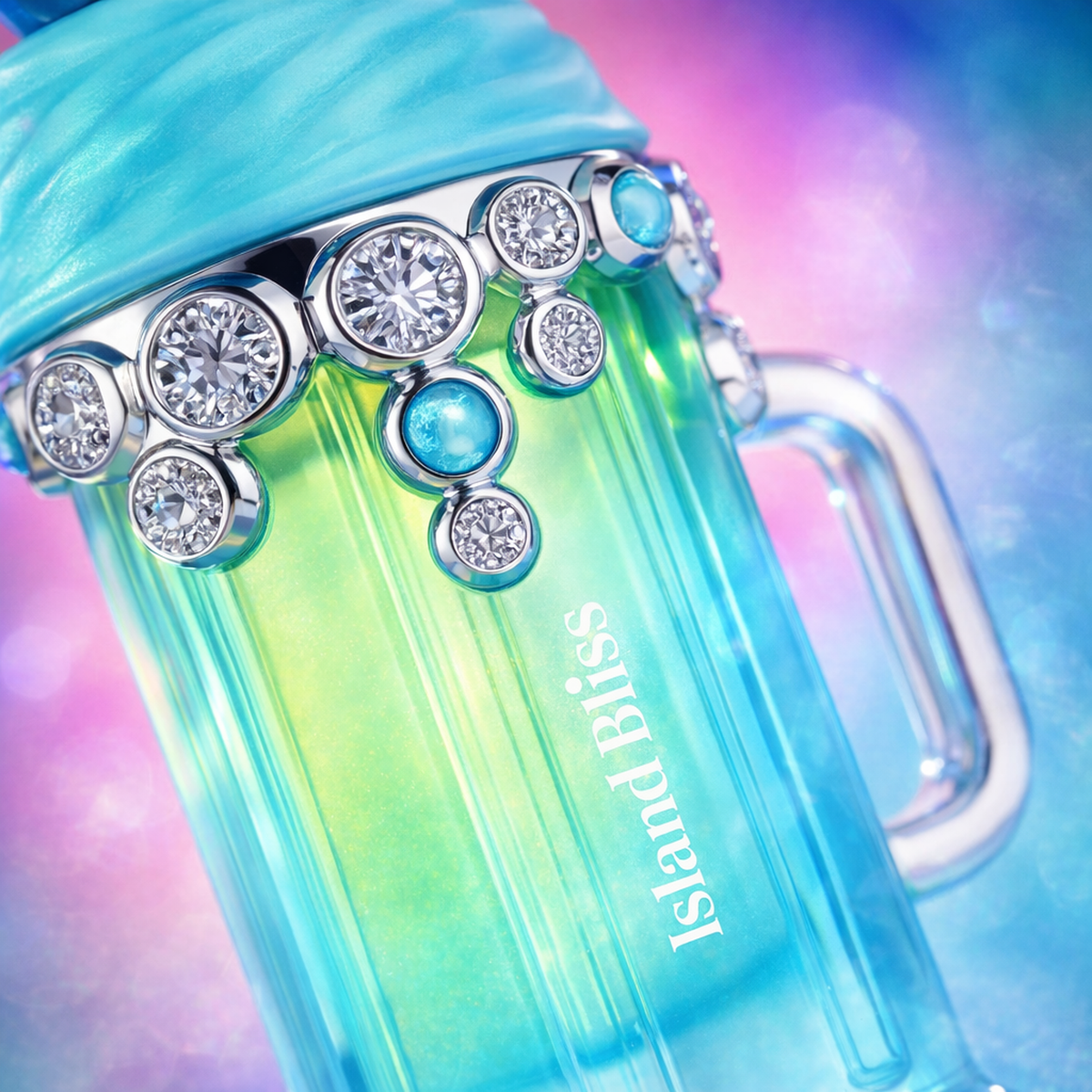 Armaf Delights Island Bliss EDP For Women macro label detail gallery showcase