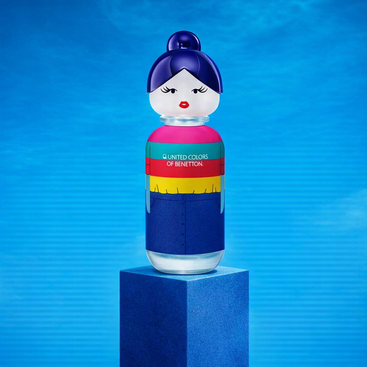 Benetton Sisterland Blue Neroli EDT For Women upright pedestal gallery showcase