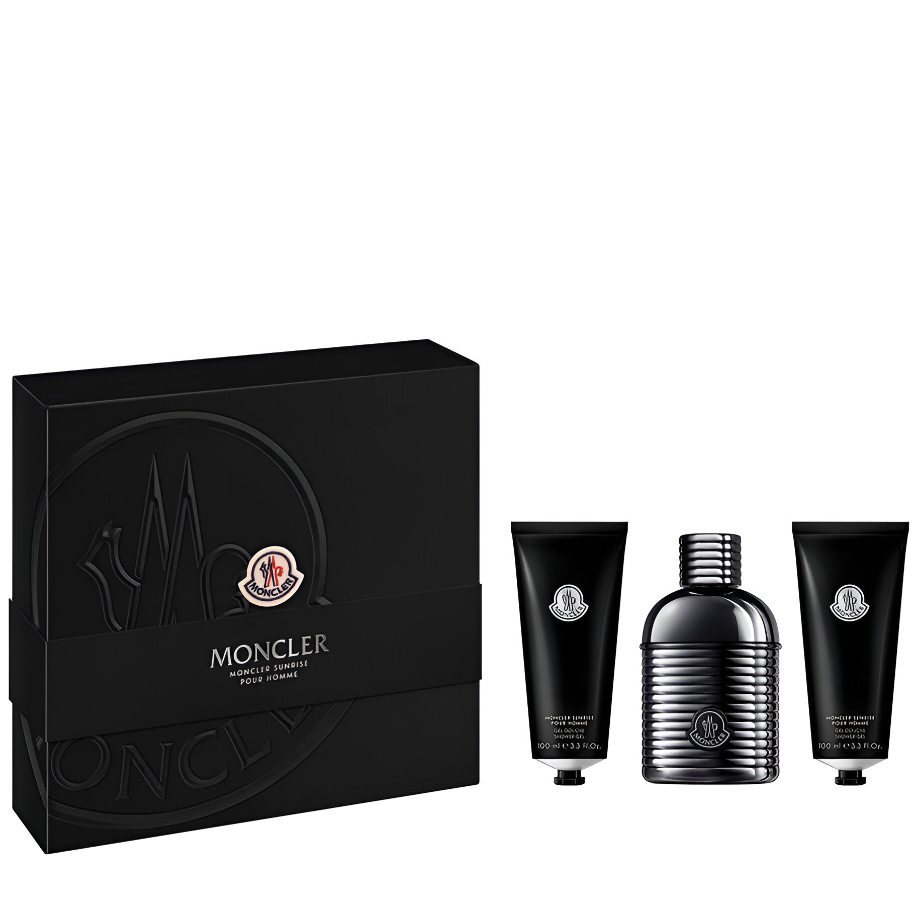 Moncler Sunrise Pour Homme EDP Shower Gel Gift Set in Qatar