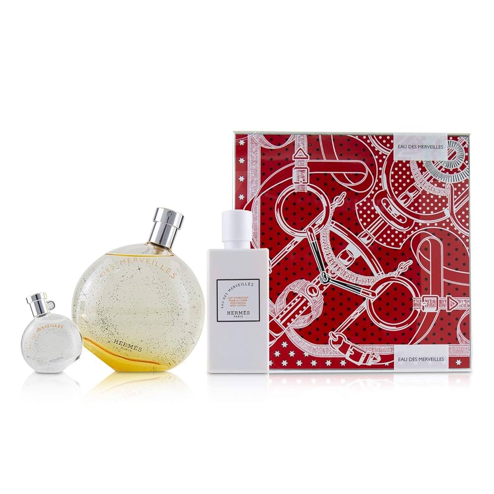 Hermes Eau Des Merveilles EDT For Women Gift Set in Qatar