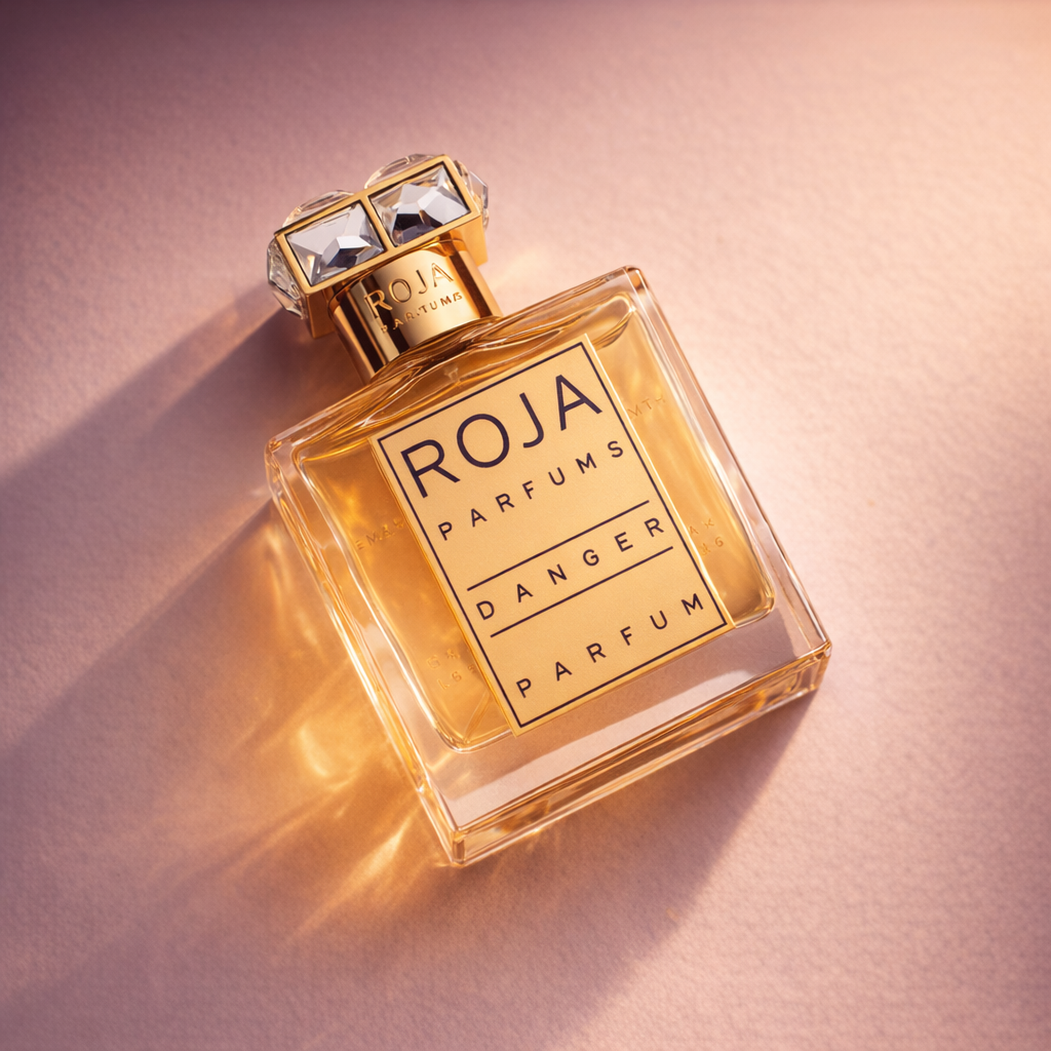 Roja Parfums Danger Pour Femme Parfum angled still-life gallery showcase