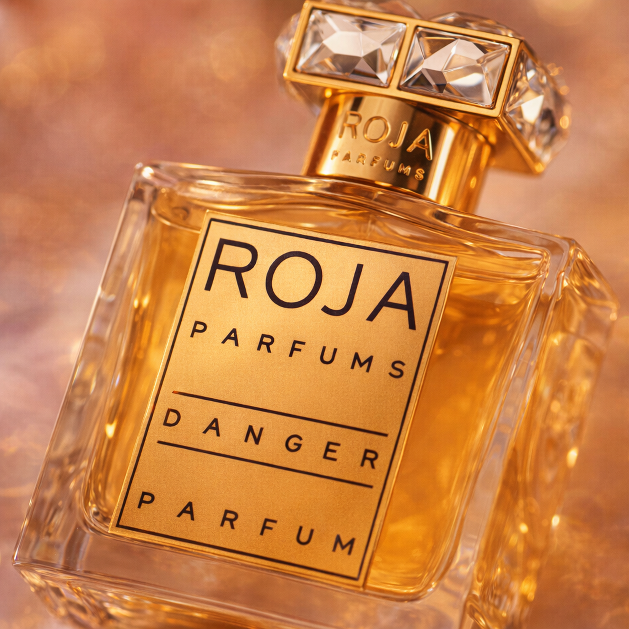 Roja Parfums Danger Pour Femme Parfum macro label detail gallery showcase