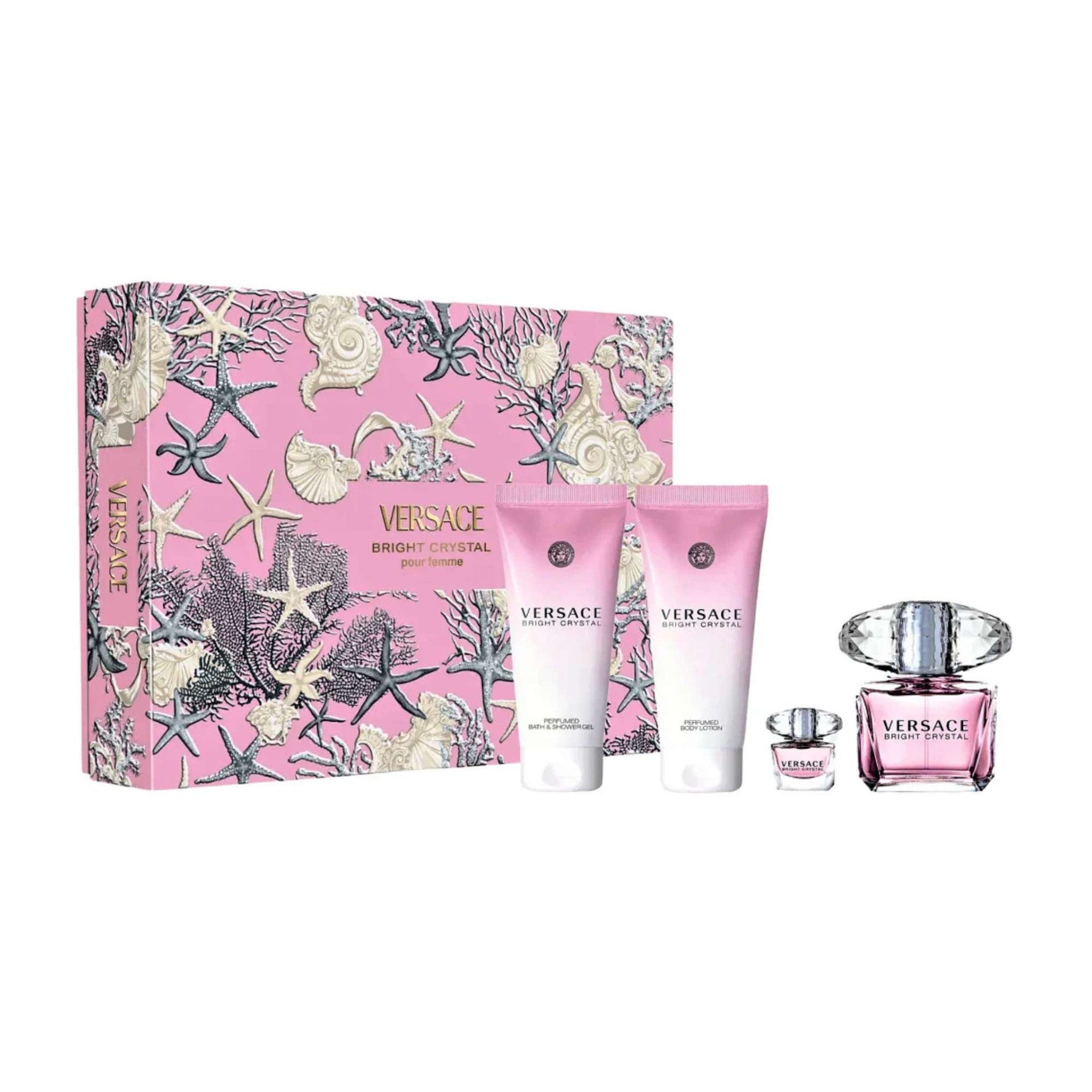Versace Bright Crystal EDT For Women Shower Gel Gift Set | My