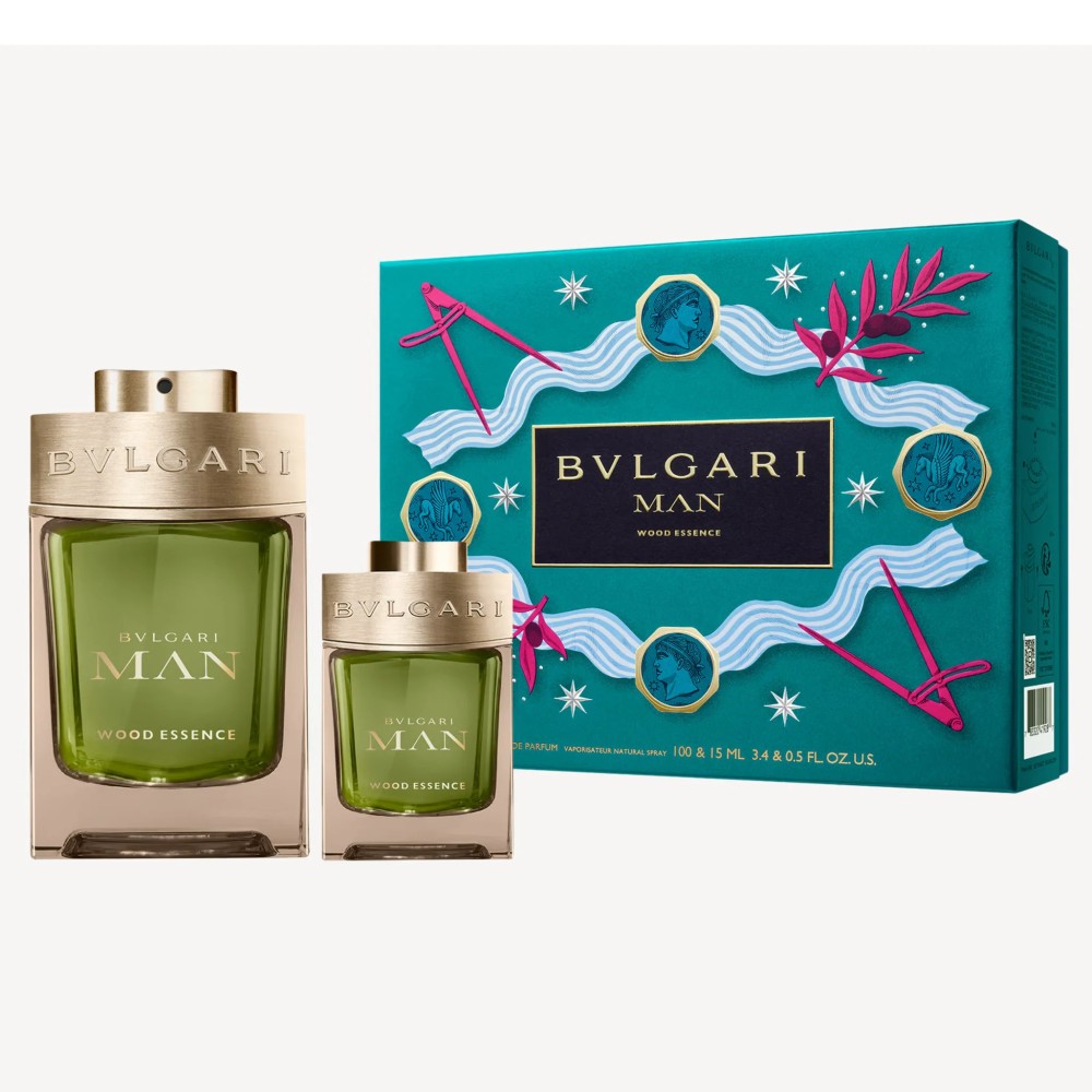 BVLGARI Man Wood Essence EDP For Men Gift Set in Qatar