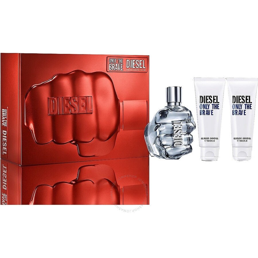 Shop Diesel Only The Brave EDT Shower Gel Set For Men in Qatar