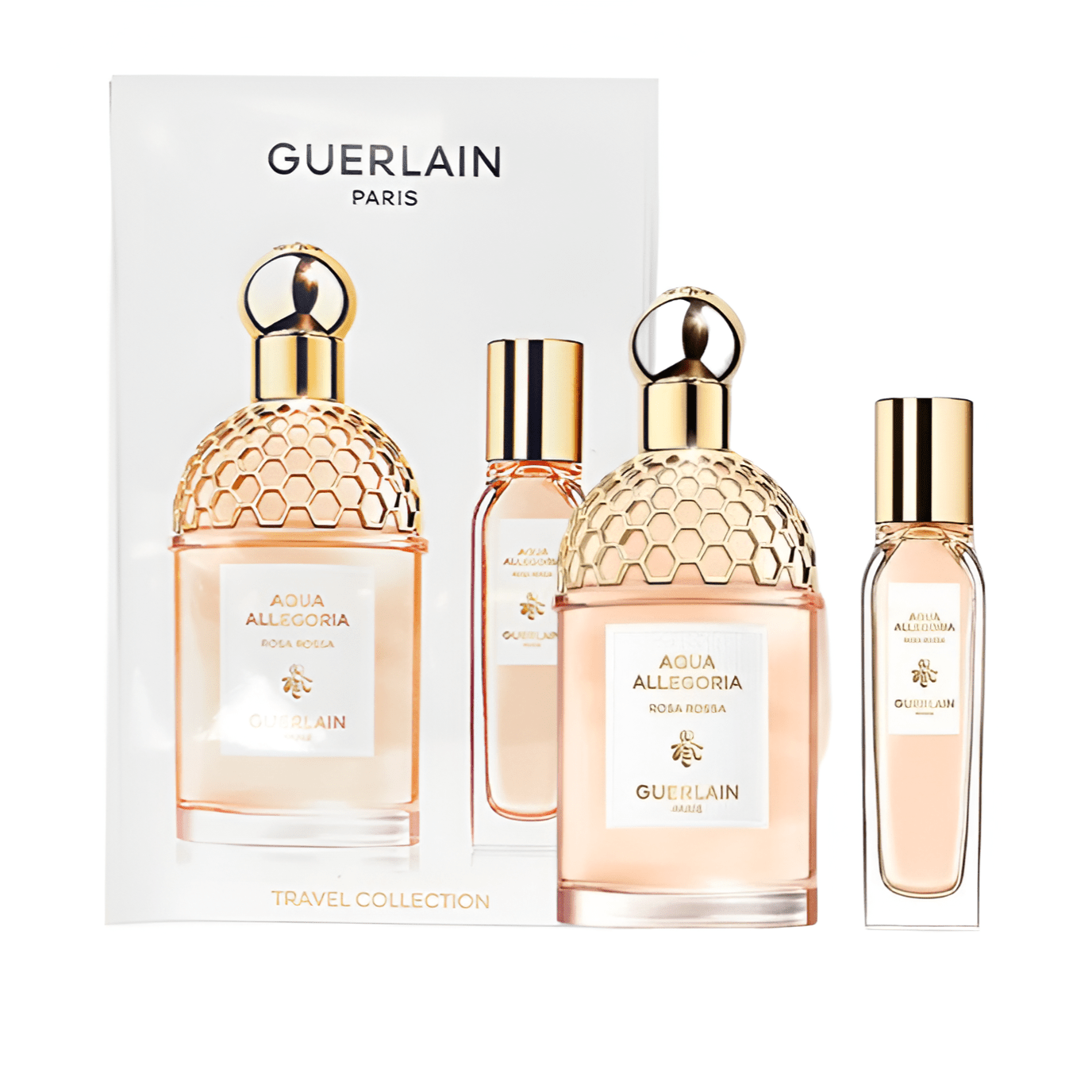 【ギフ_包装】 Rosa Allegoria Aqua Guerlain Shop Rossa for Set Travel EDT 口紅