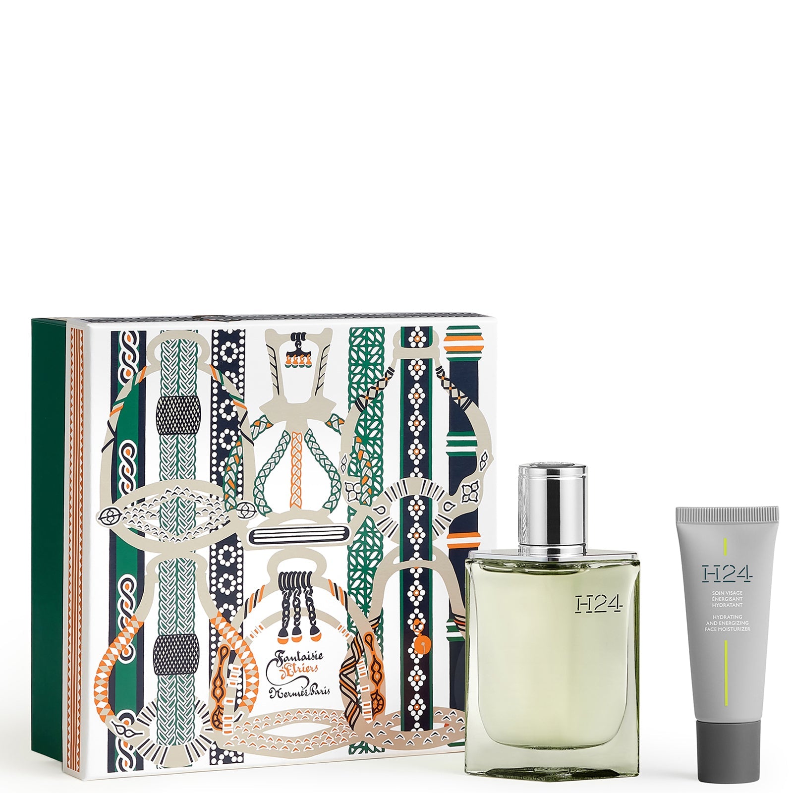 Shop Hermes H24 EDP Energizing Face Moisturizer Set for Men in Qatar