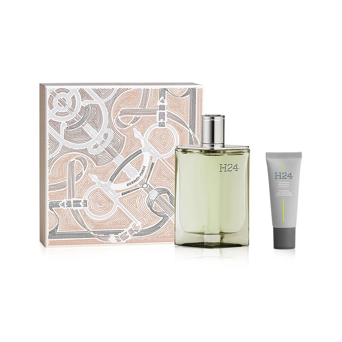 Shop Hermes H24 EDP Energizing Moisturizer Set for Men in Qatar