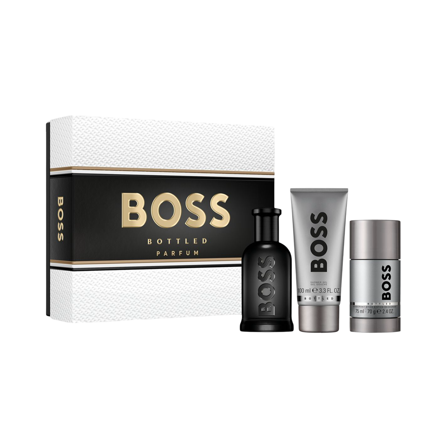 Hugo Boss Boss Bottled Parfum Deodorant Set in Qatar