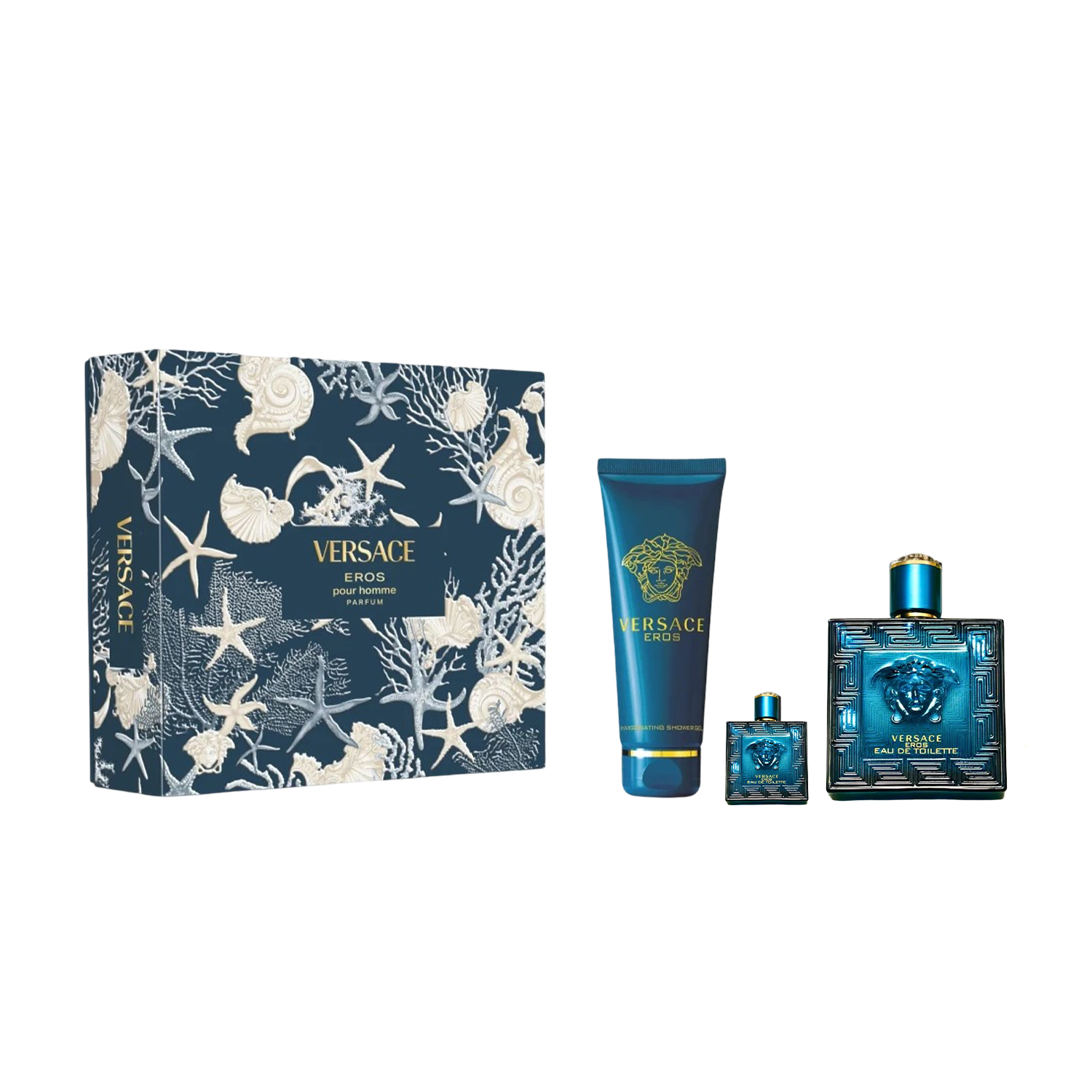 Versace Eros EDT For Men Shower Gel Gift Set | My Perfume Shop Qatar