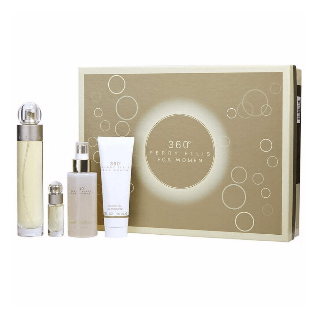 Shop Perry Ellis 360° EDT Body Mist Shower Gel Set For Women in