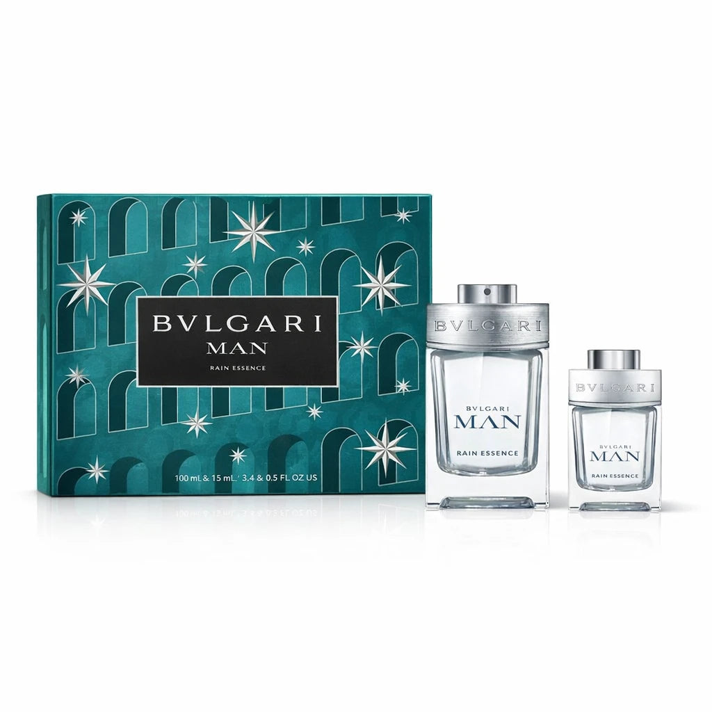 Shop Bvlgari Man Rain Essence EDP Set for Men | My Perfume Shop Qatar