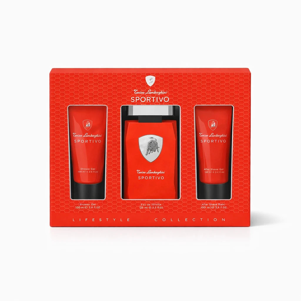 Tonino Lamborghini Sportivo Grooming Gift Set EDT for Men OpenAI studio hero