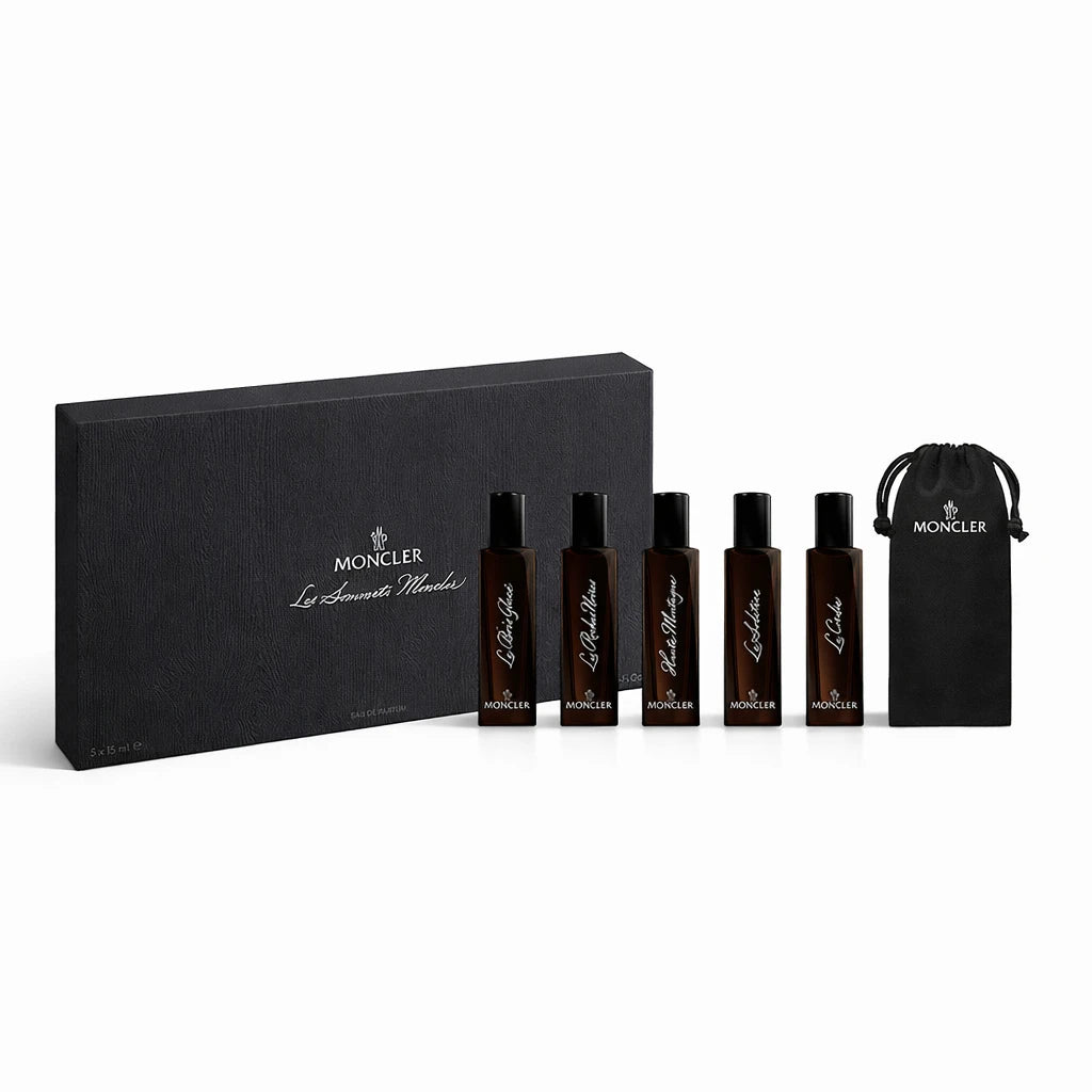 Moncler Discovery Gift Set with Travel Pouch | My Perfume Shop Qatar