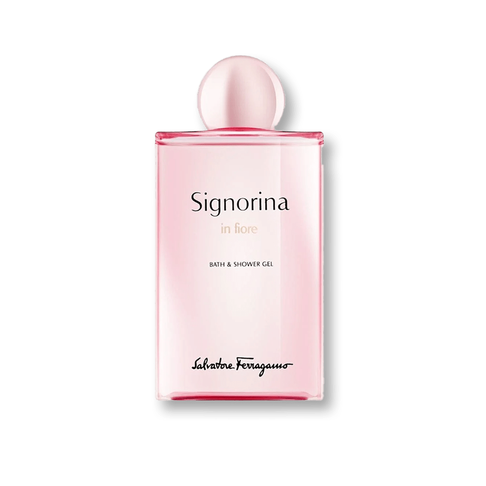 Shop Salvatore Ferragamo Signorina In Fiore Bath & Shower Gel