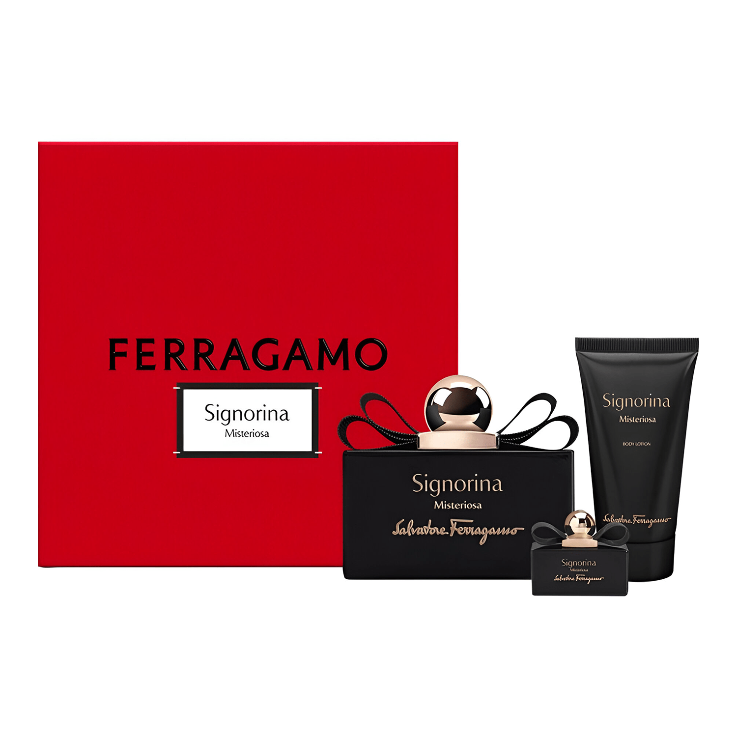 Shop Salvatore Ferragamo Signorina Misteriosa EDP Body Lotion Gift