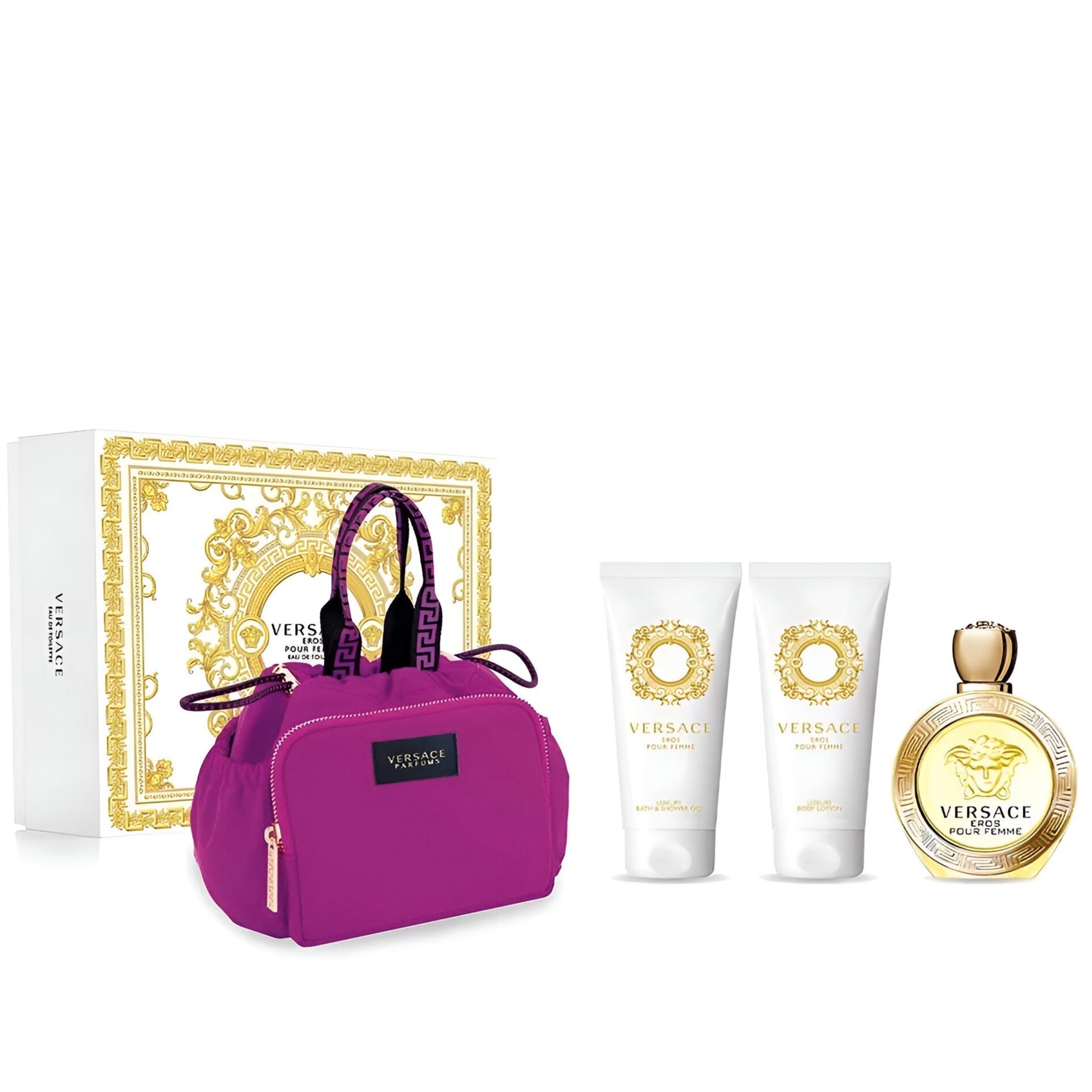 Versace Eros Pour Femme EDT Body Lotion Set for Women | My Perfume Shop
