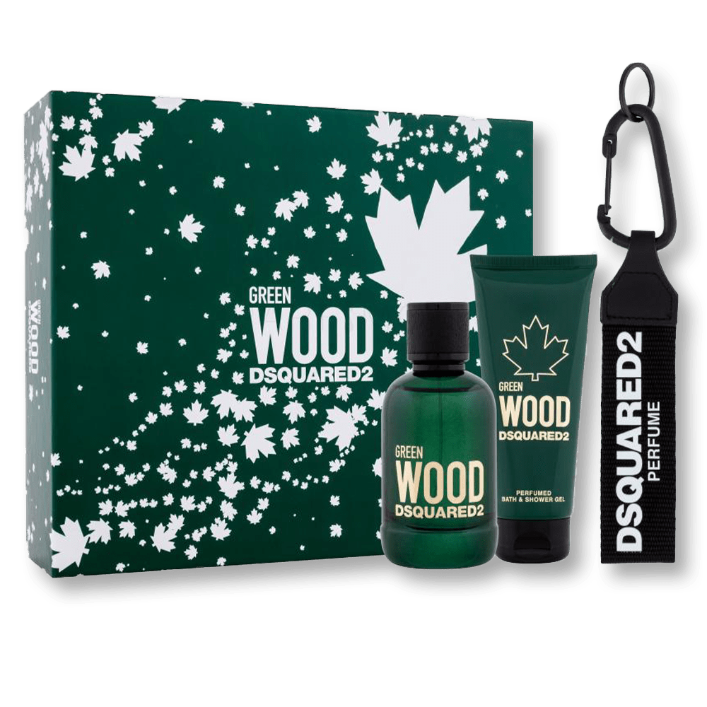 Shop DSQUARED2 Green Wood Refresh Revive Set in Qatar