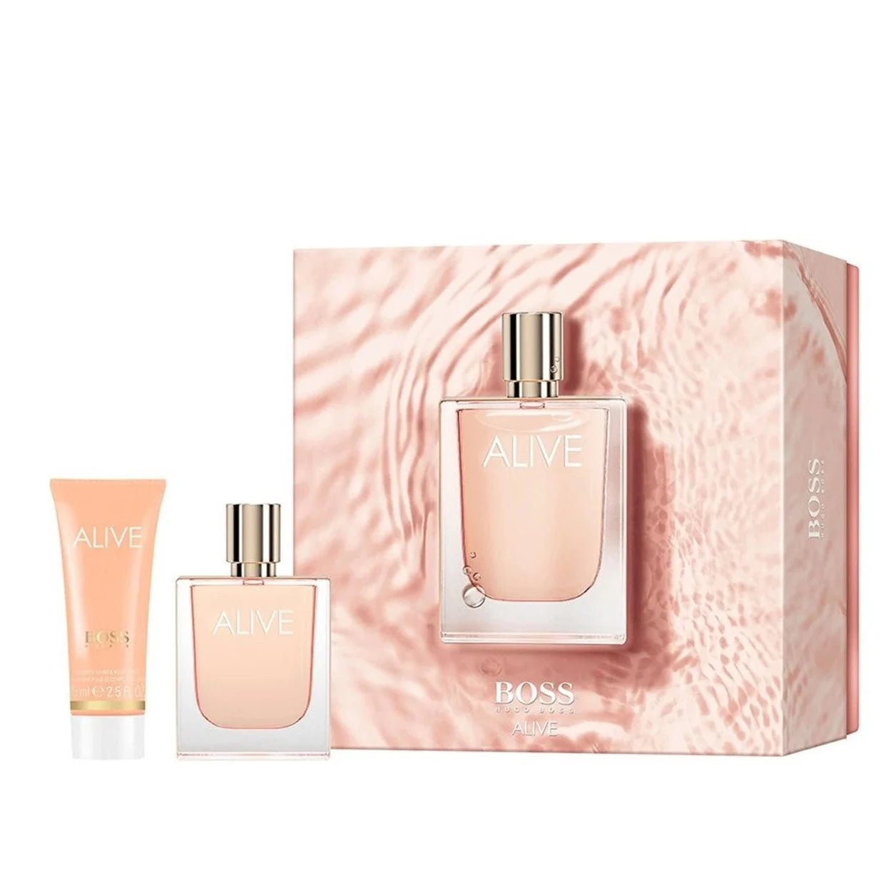 Shop Hugo Boss Alive EDP Body Lotion Set in Qatar