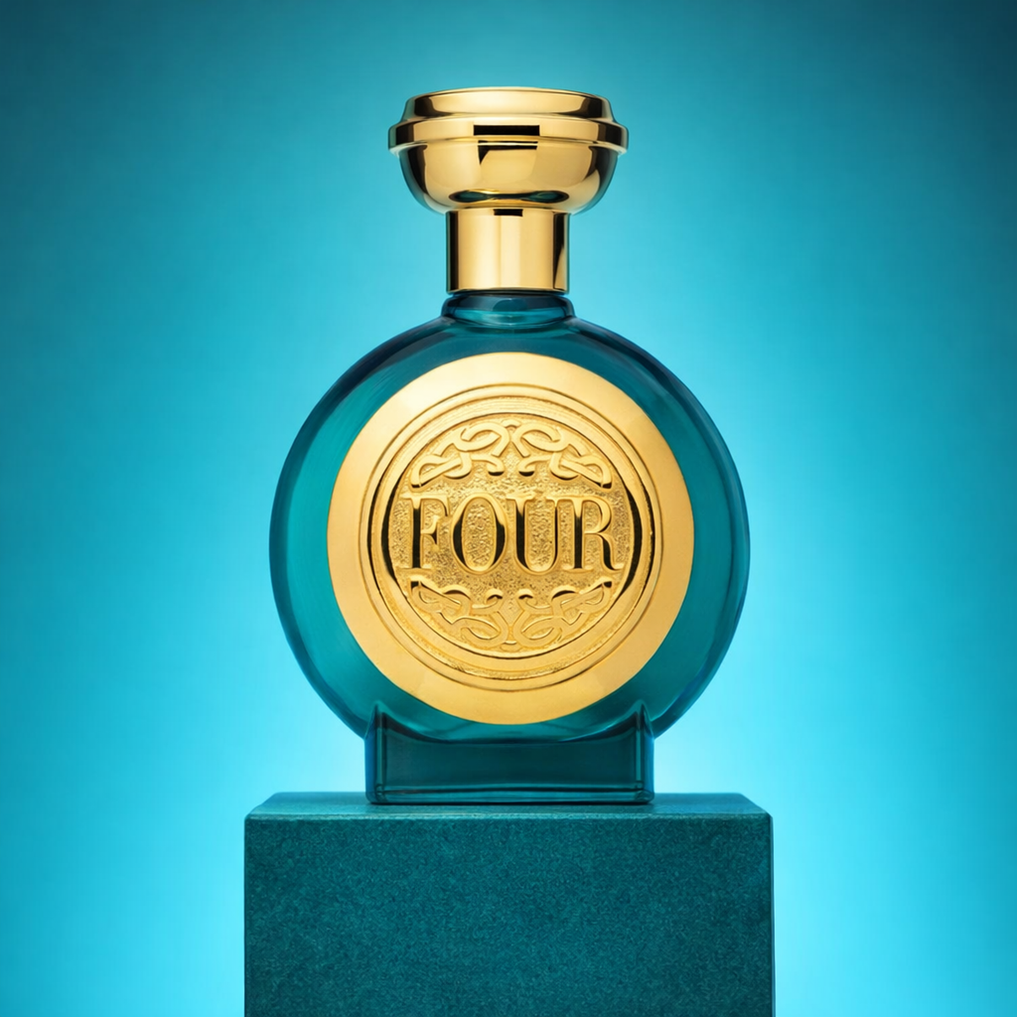 Boadicea The Victorious Vetiver Imperiale Pure Parfum upright pedestal gallery showcase