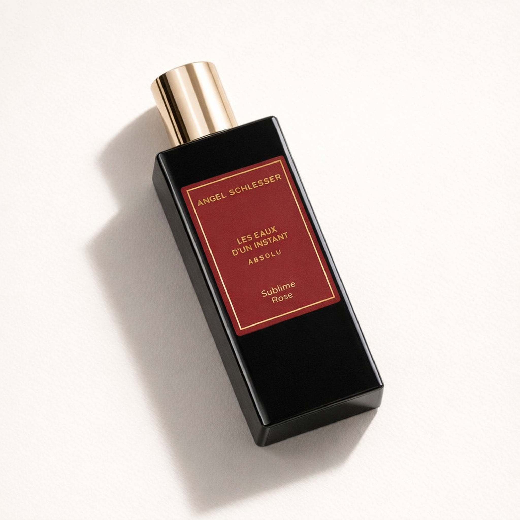 Angel Schlesser les Eaux D'un Instant Absolu Sublime Rose EDP angled still-life gallery showcase