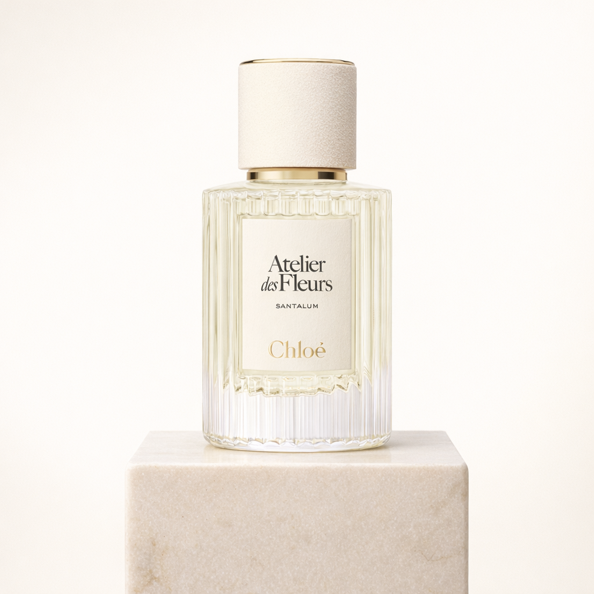 Chloe Atelier Des Fleurs Santalum EDP upright pedestal gallery showcase