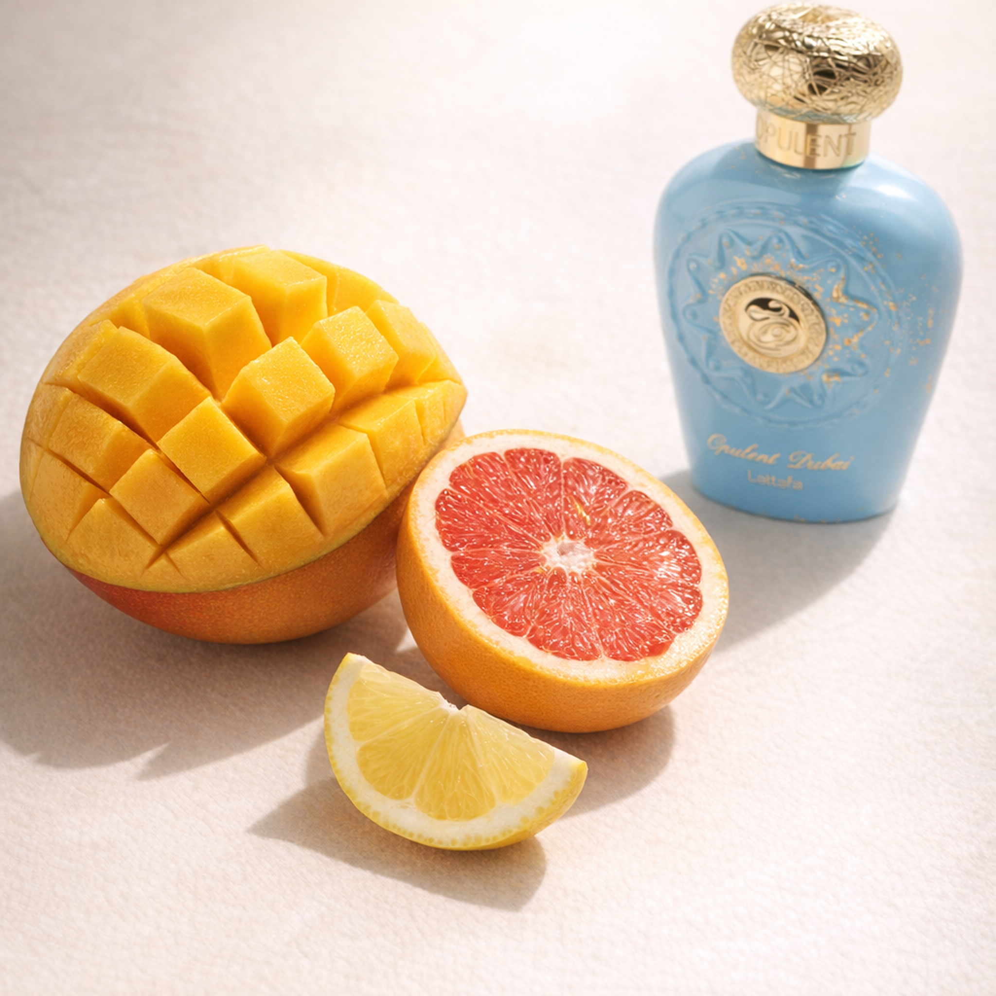 Lattafa Opulent Dubai EDP fragrance notes image