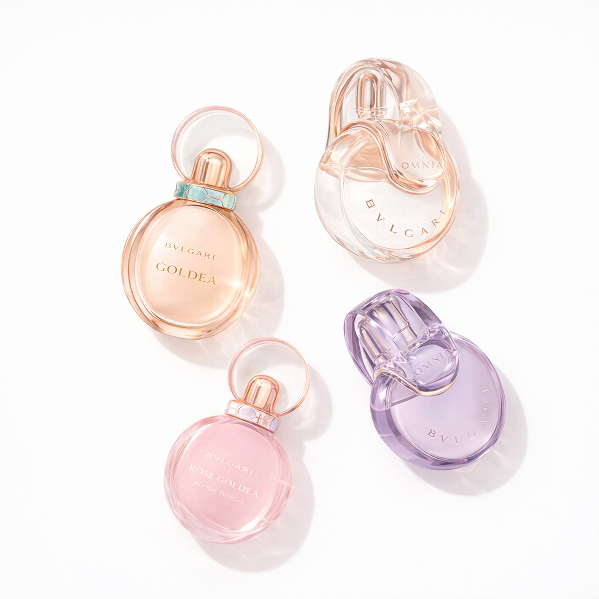 Bvlgari Rose Goldea & Omnia Discovery Set for Her Bvlgari pastel bottle group gift set gallery image