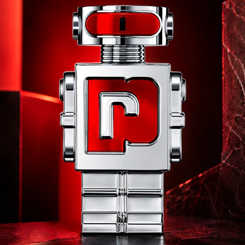 Paco Rabanne Phantom in Red Parfum Elixir For Men fragrance details image