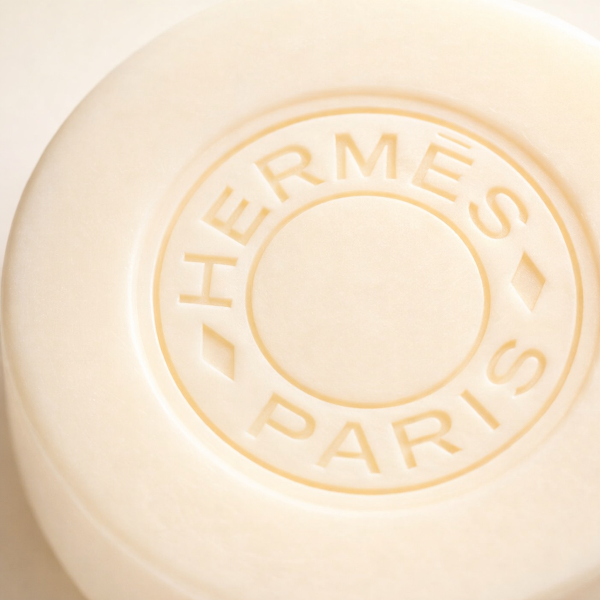 Hermes Eau De Basilic Pourpre Soap macro label detail gallery showcase