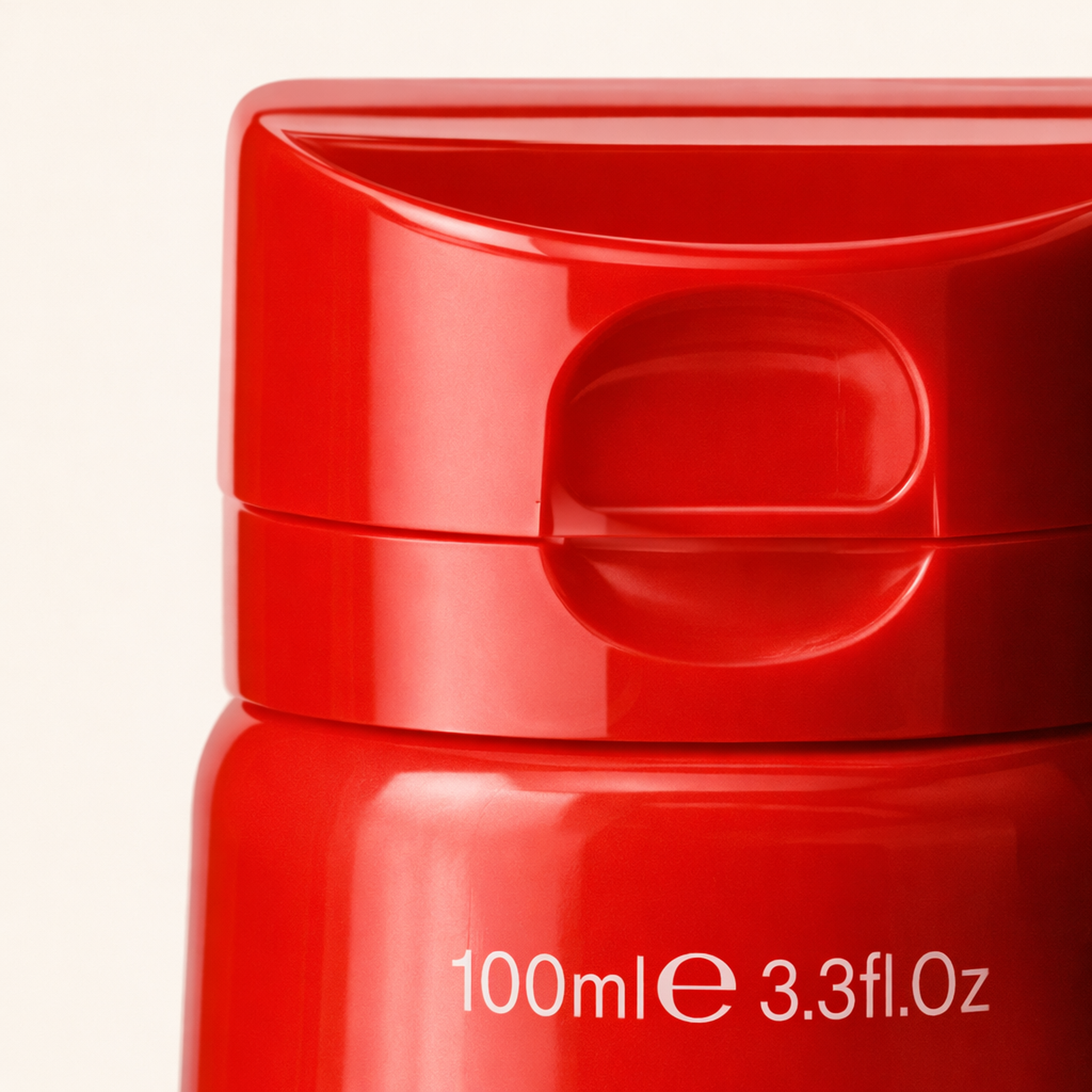 Mercedes Benz In Red Woman Body Lotion cap macro detail gallery showcase