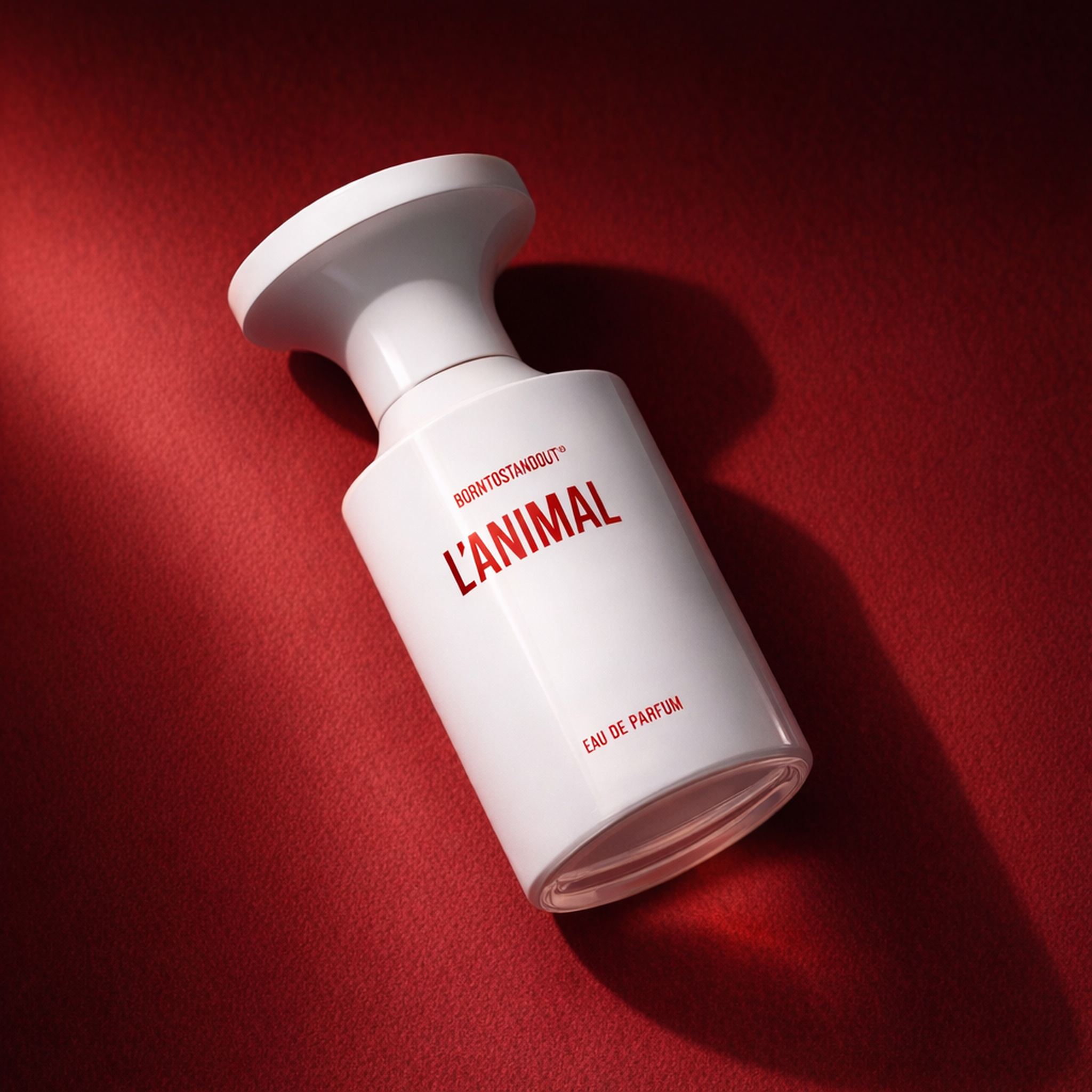 BORNTOSTANDOUT L'Animal EDP angled still-life gallery showcase