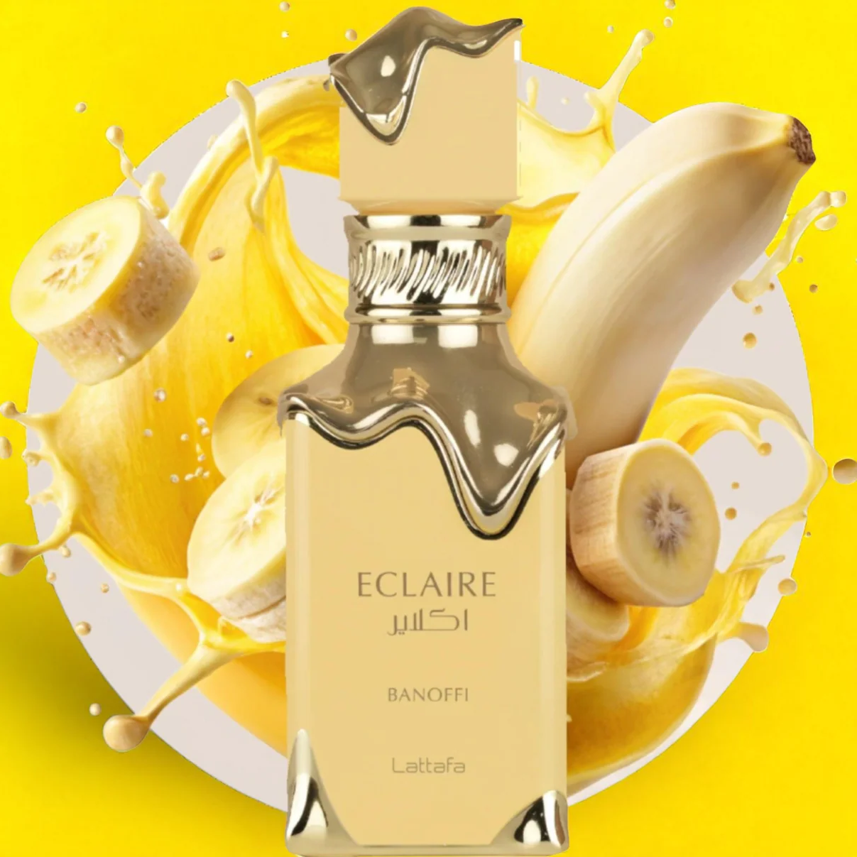 Lattafa Eclaire Banoffi EDP fragrance notes image
