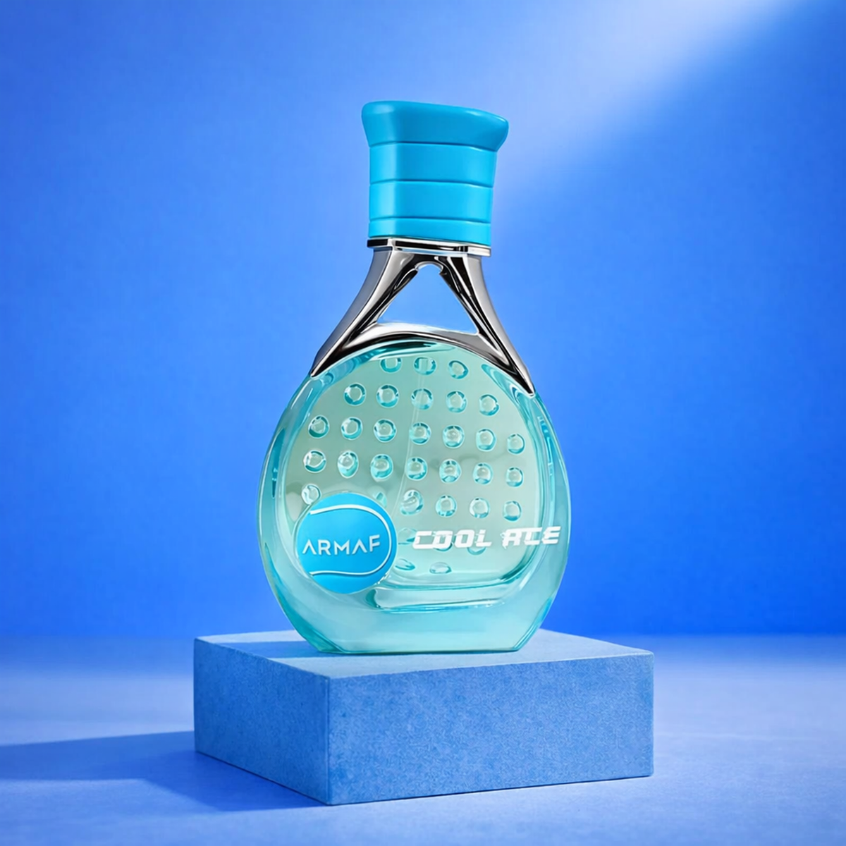 Armaf Cool Ace EDP upright pedestal gallery showcase