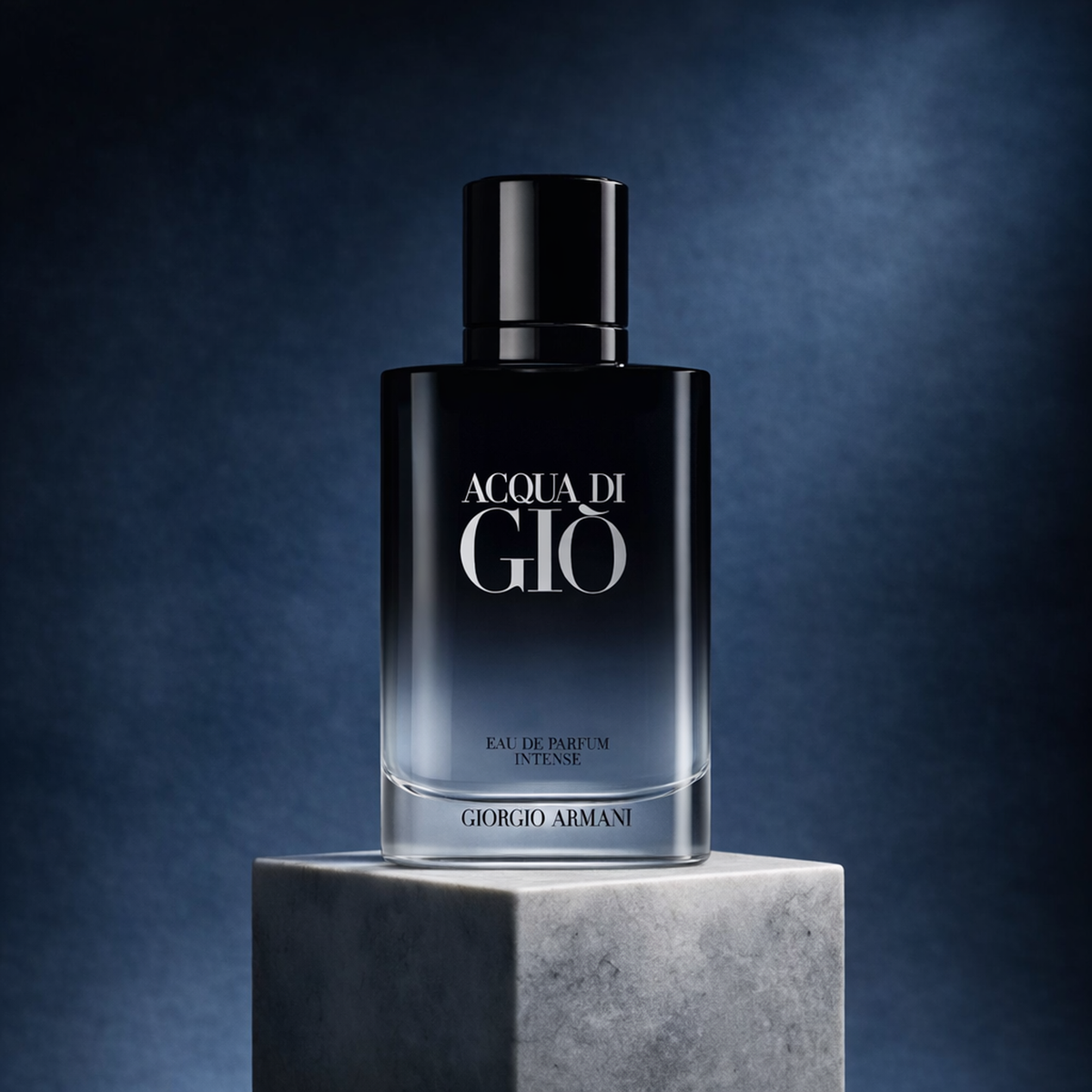 Giorgio Armani Acqua Di Gio Intense EDP Intense For Men generated pedestal image